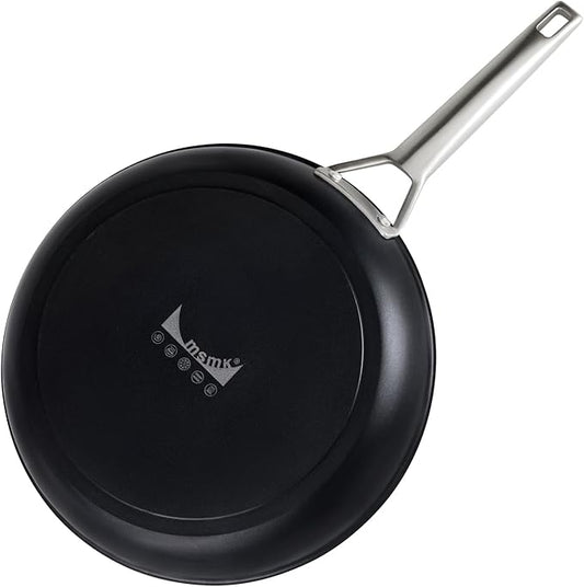 MsMk 7 inch Small Nonstick Frying Pan with Lid, Non stick Egg Omelet Skillet, PFAS & PFOA Free Non-Toxic, Induction Skillet, Oven Safe to 700°F Pan for Cooking, Dishwasher Safe