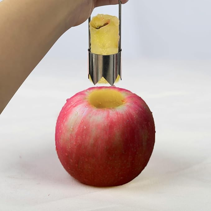 2Pcs 2 in 1 Pepper Seed Corer Remover,Apple Core Seed Remover Vegetable Corer Bell Pepper Corer Tool for Kitchen Gadget