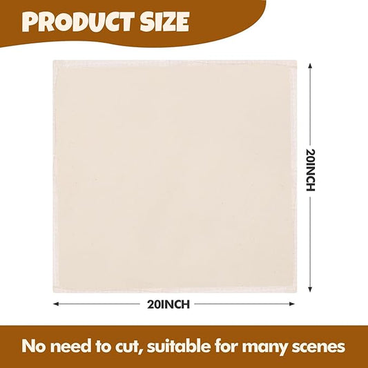 30 PCS Reusable Cheese Cloths for Straining, 20x20 Inch, Organic Cotton Cheese Cloths Unbleached,Cheese Cloth Reusable With Hemmed Edge for Straining Liquid,Cheese Making,Juicing,Baking,Cooking Turkey