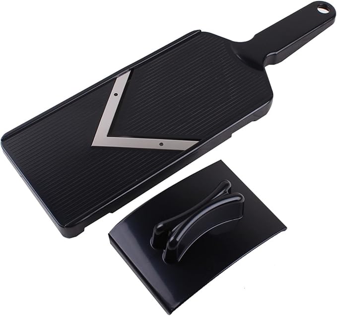 Mandoline Food Slicer Cabbage Grater Manual Cutter Vegetable Grater Julienne Slicer Waffle Fruit Kitchen Potato Cutter,Black