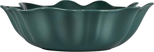 Le Creuset Stoneware Iris Serving Bowl, 15", Artichaut