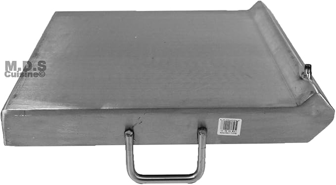 Stainless Steel Flat Top Comal Plancha 18"x16" inch BBQ Griddle for cooking with Outdoors Stove or Grill catering