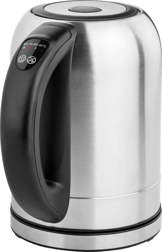 ECG RK 1785 Colore Kettle, 1.7 Litres, Stainless Steel, 5 Backlight Colours, 1.7 Litres
