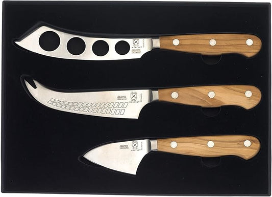 Mercer Culinary Renaissance Olive Wood Cheese Knife Set