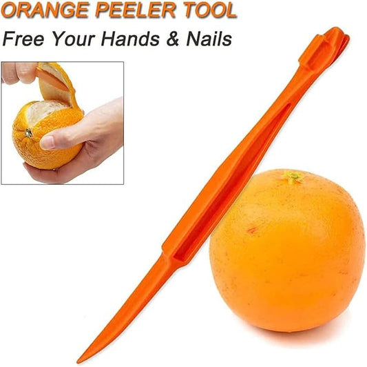 Orange Citrus Peelers Citrus Lemon Citrus Peel Cutter Plastic Easy Slicer Cutter Peeler Remover Opener Kitchen Accessories Knife Cooking Tool Kitchen Gadgets (Set B)