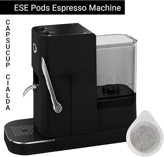 Capsucup ESE Pods Espresso machine - Single-serve Coffee maker for Cialda Paper pod