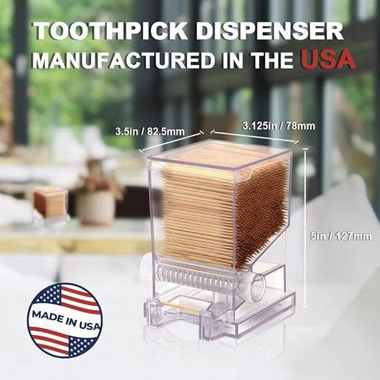 Toothpick Dispenser Clear- Restaurant-Style