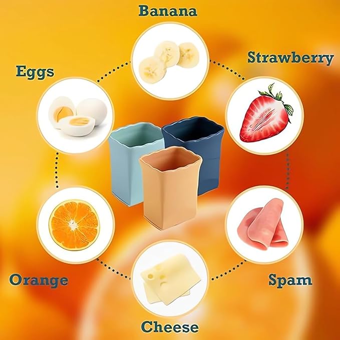 Strawberry Slicer,Cup Slicer,Egg Slicers ,Mini Fruit Slicer Cup,Cup Slicer Handheld,Creative Kitchen Gadget (Blue)