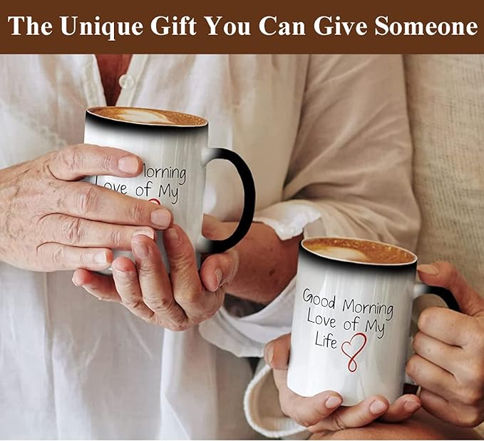 Color Changing Mugs, Sublimation Mugs Black Color Changing Coffee Mugs Heat Sensitive Coffee Mugs Tazas Magicas Para Sublimacion 15 OZ With Box Set of 12