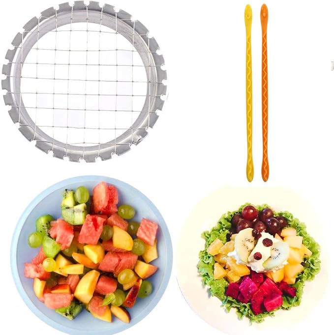 Leadigol 3PCS Eggs Cutter,Cutter Egg Chopper Hard Boiled Egg Slicers Fruit Cutter Fancy Cut Egg for Kitchen Accessories