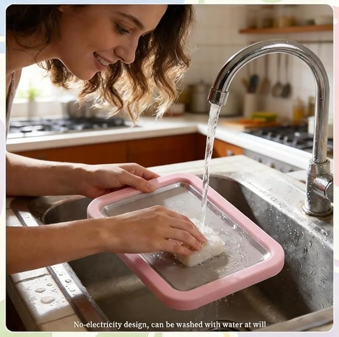Rolled Ice Cream Maker, Portable Instant Rolled Ice Cream Tray with Dual Scrapers, DIY Rolled Ice Cream Homemade Italian Ice Cream, Sorbet, Frozen Yogurt tray (White)