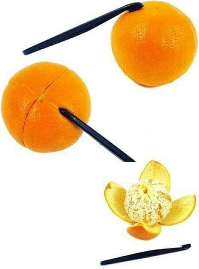 Tupperware Citrus Peelers Set of 5 Sheer Clear