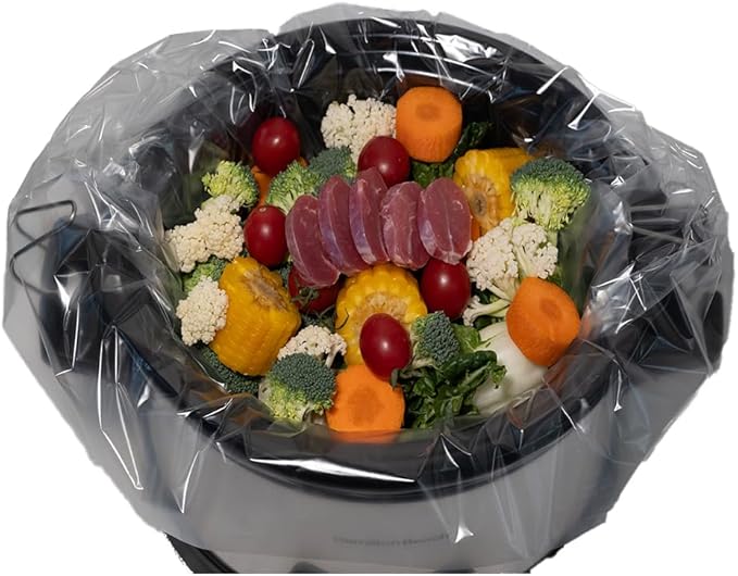 Slow Cooker Liners, Disposable Crock Pot Liners, 13"x21" Large Size Cooking Bags, Fits 3-8 Quart Oval & Round Crock Pot, BPA-Free, 10 Count