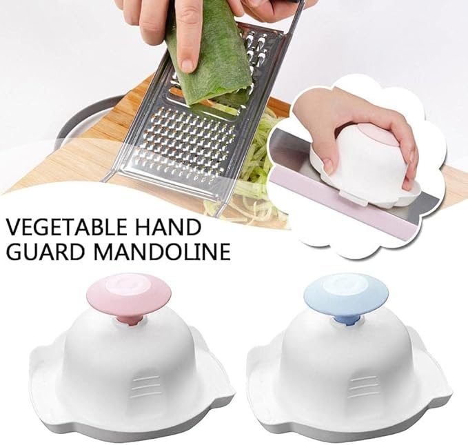 Finger Protector, Food Safety Holder for Mandolin Slicer or Grater, Finger Anti-Cut Protectors for Vegetable Grater, Food Cutter Guard for Mandoline Slicer Cutting
