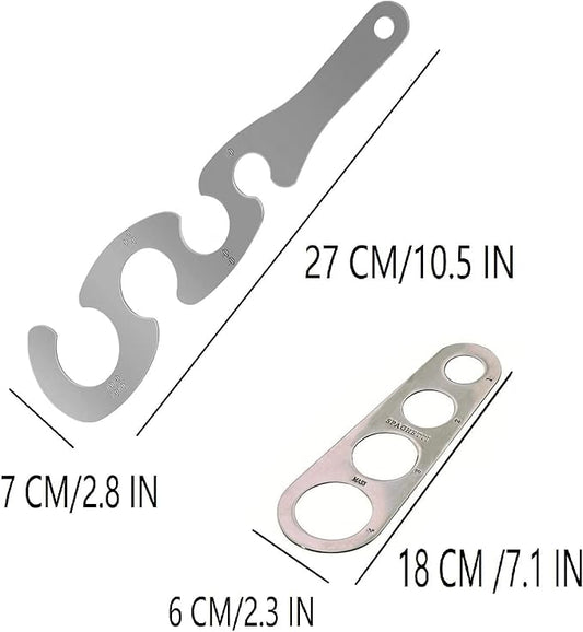 Spaghetti Pasta Measure Stainless Steel Spaghetti Measurer Tool 4 Serving Portion Control Pasta Cooking Tool Kitchen Gadgets 2 Pcs Different structure