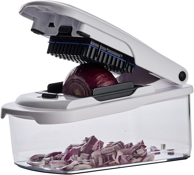 Lakeland Multi Chopper Fruit & Vegetable Food Cutter Slices & Dices 8 Interchangeable Blades 1.8l Capcity