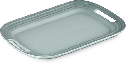 Le Creuset Stoneware Serving Platter, 16.25", Sea Salt
