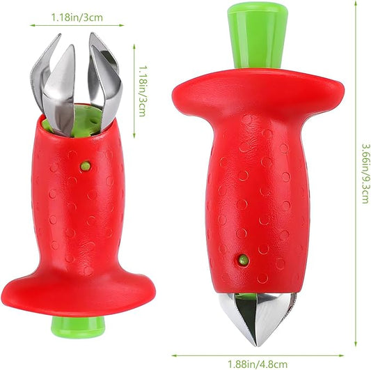 Strawberry Huller Stem Remover, Strawberry Corer Huller, Fruit Corer Tool, Kitchen Gadgets (3)