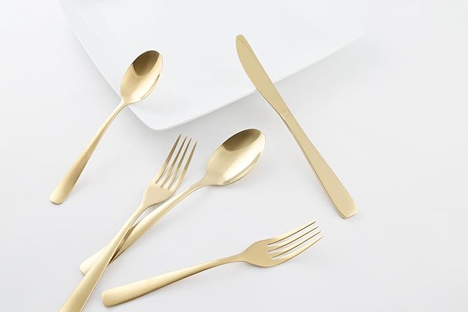 Cambridge 808005W Cranston Gold Mirror Dinner Knife