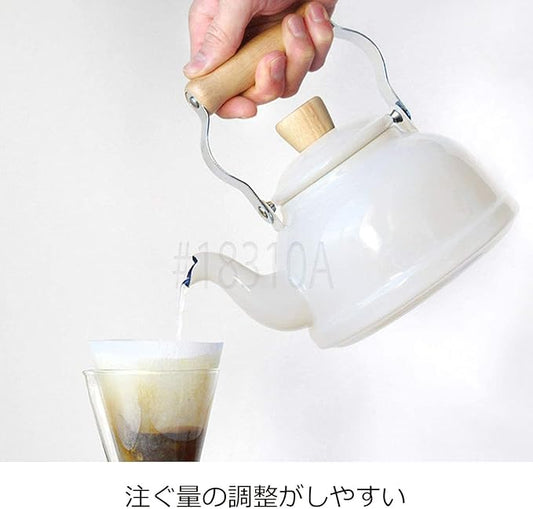 Fuji Horo CTN-1.6K.LG Kettle, 1.6L Light Gray, Induction Compatible, Cotton