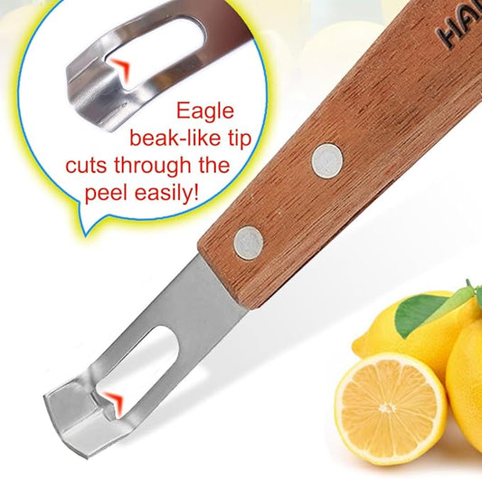 Bundle of 2-in-1 lemon zester and citrus peel channel knife