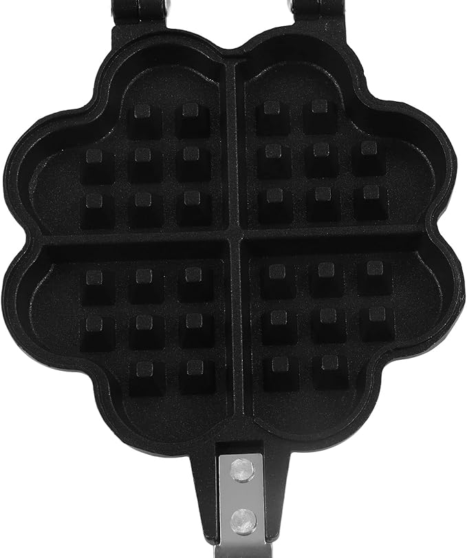 Waffle Mold Pan, Waffle Maker Pan, Waffle Iron Stove Top, Suitable for Making Delicious Homemade Waffles