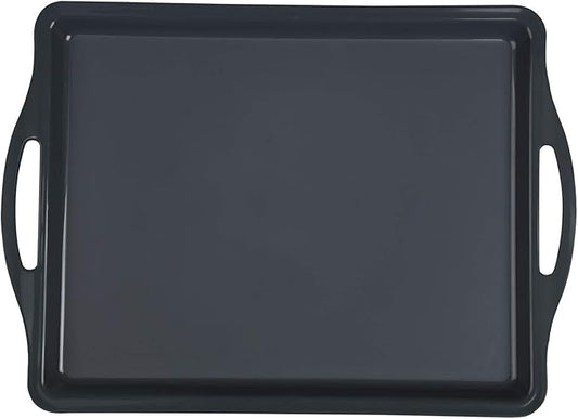 Mintra Home Durable Serving Tray (1pk, Dark Grey)