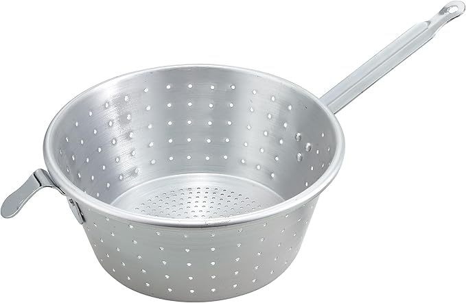 Winco Spaghetti Strainer, 9-Inch, Medium, Aluminum
