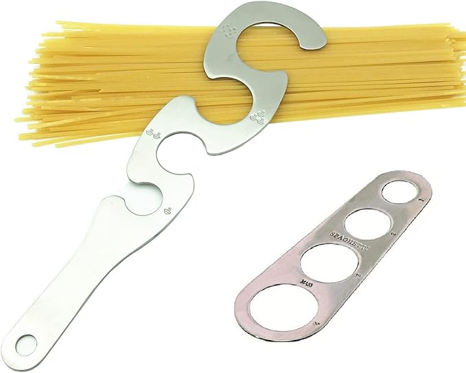 Spaghetti Pasta Measure Stainless Steel Spaghetti Measurer Tool 4 Serving Portion Control Pasta Cooking Tool Kitchen Gadgets 2 Pcs Different structure