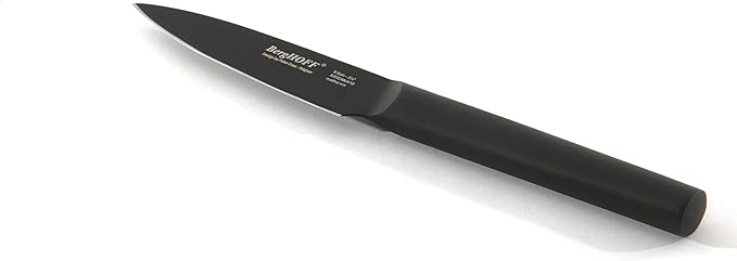 BergHOFF Ron Titanium Ceramic Coated Non-Stick Paring Knife, 4.7 x 2.5 x 24 cm, Black