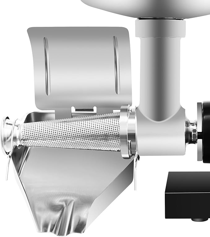 Electric Tomato Strainer Machine Commercial Tomato Milling Stainless Steel Food Press Sauce Maker, Food Strainer and Sauce Maker, Fruit Press Squeezer Electric Food Mill for Tomato Sauce