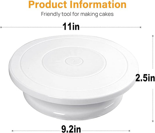 Cake Decorating Turntable,Cake Decorating Supplies Revolving (1 PCS)