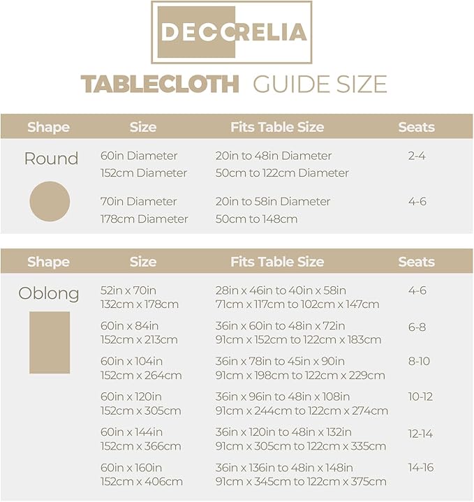 Faux Linen Small Rectangle Tablecloth for Kitchen Dining Room,Outdoor Coffee Wrinkle Resistant Washable Table Cloth Covers for Wedding, Picnics, Party(Oblong,52 x 70 Inch (4-6 Seats), Beige)