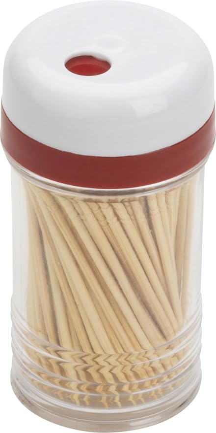 GoodCook Everyday Shake-A-Pick Toothpicks with Dispenser, 200 Picks