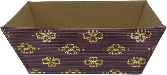Angel's Peel Lounge Paper Baking Pans Pack of 50 – Microwave Oven & Freezer Safe Rectangular Baking Pans for Baking Bread, Small Meatloaf, Cake and Sweets,(Loaf Pan 3” x 1.5” x 1.5”)