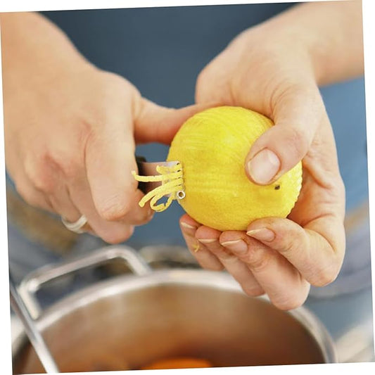 Fruit Peeler Tool Lemon Orange Citrus Zester Stainless Steel Peeler Peeling Knife Dishwasher Safe