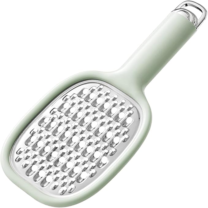 Lemon Zester Grater - Lemon Grater with Handle | Ergonomic Cheese and Carrot Grater | Safe Cheese & Carrot Grater | Manual Graters & Slicers Portable Efficient for Chocolate, Potato, Cucumber