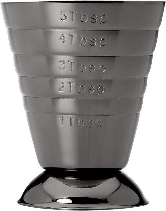 Barfly Bar Measuring Cup, 2.5 oz., Gun Metal Black