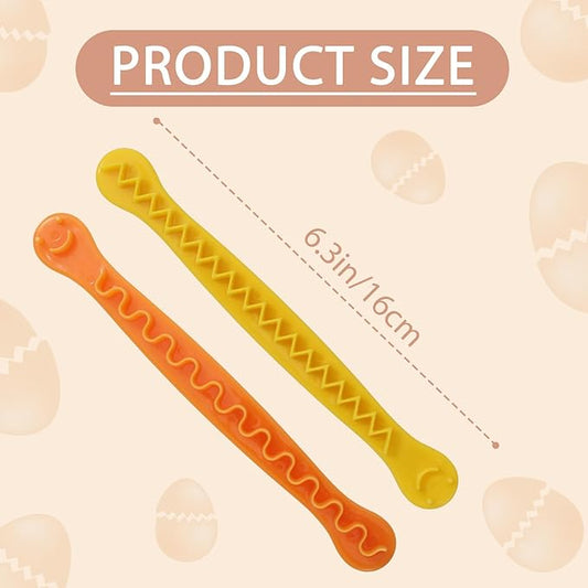 4pcs Fancy Egg Cutter, 6.3in Plastic Flower Shaped Egg Cut with Smile Face Print for Cutting Slicer Peeler Household Shaper Kitchen Gadget(Yellow & Orange)