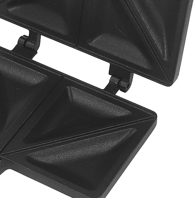 Hot Sandwiches Maker, Grilled Sandwiches and Panini Maker Pan Stovetop Toasted with Handle Non-Stick Double Sided Frying Pan for Home Kitchen(Black)
