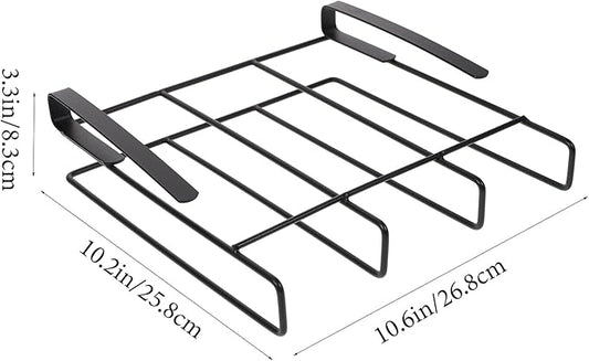 Cutting Board Holder 10.2x10.6x3.3inch Cutting Board Storage Rack Hanging Rack Chopping Board Stand Under Cabinet Shelf Organizer Kitchen Storage Holder