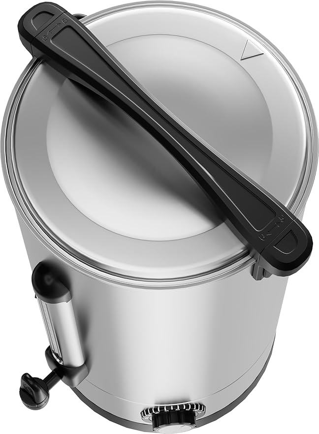 Garvee 110 Cups Commercial Coffee Urn, 16 L/4.2 gal Large Capacity Stainless Steel Hot Coffee Maker, Double Wall Heat Retention Thermal Carafe for Wedding, Buffet, Catering, Events, Party Gather