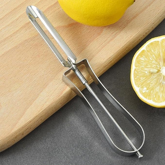 2Pcs Stainless Steel Rotary Peeler Multi-function Peeling Knife,potato Carrot Hand Peeler Food Fruit Vegetable Cutter Kitchen Tools,Home Kitchen Outdoor Peelers Utensils and Gadgets