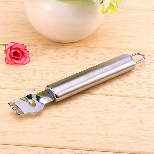 FLEXMAN Lemon Grater Zester, Ergonomic Stainless Steel Citrus Zester Tool with Hanging Loop, Orange Citrus Peeler Tool for Kitchen Salad and Fruit