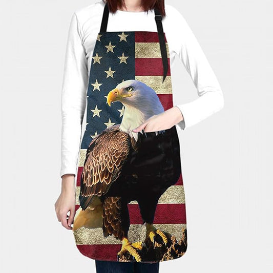 Apron with Pockets Aprons for Women Men Kitchen Chef Apron for Cooking Gardening Server Waitress Painting