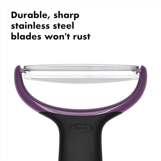 OXO Good Grips Large Vegetable Y Prep Peeler, Black