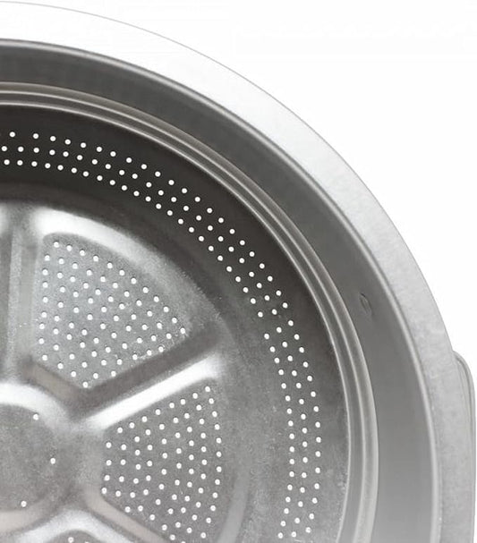 TrueCraftware- 11 3/8" x 12 1/2" Aluminum 3 Tier Steamer Set 1/8” hole size- Steamer for Cooking Pot Food Steam Pots with Lid for Cooking Vegetables Seafood Soups Stews and Pasta