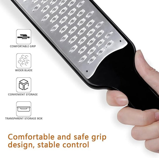 LHS Cheese Zester Ribbon Blade for Hard Cheese, Apple, Carrot, Zucchini and Chocolate, Stainless Steel Kitchen Tool Zester