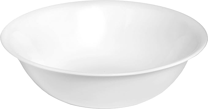 Corelle Winter Frost Serving Bowl, Vitrelle Glass, White, 1.9 Litre by Corelle