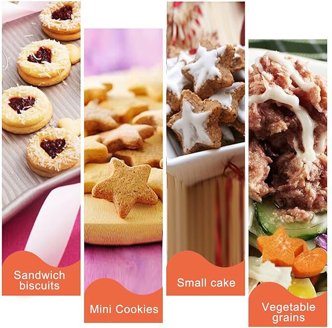 Cupcake Corer, 3 Pcs Plunger Cutter Pastry Corer, Digging Holes Tools Muffin Cake Filling Tool Mini Cupcake Hole Punch for DIY Baking Filling and Decorating, Flower, Star, Heart